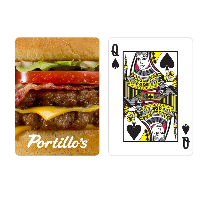 Double Cheeseburger Playing Cards | Portillo's